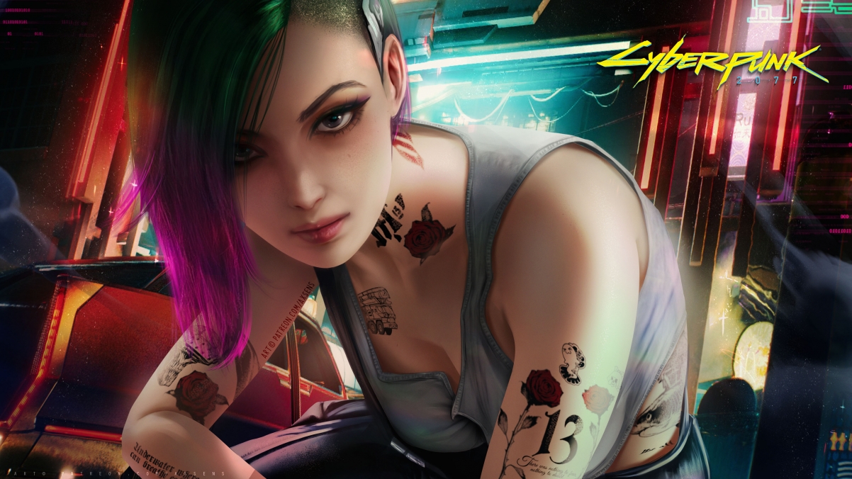 赛博朋克2077 朱迪·阿尔瓦雷兹（Judy Alvarez）4k游戏壁纸