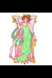 美丽优雅的小仙女高清卡通图片 ​​​