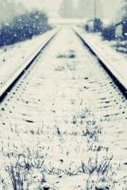 最新想着和你一起去看雪在雪地里留下我们的爱图片