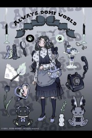 天使与恶魔女孩高清卡通图片