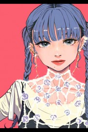 时尚复古女生头像高清卡通图片