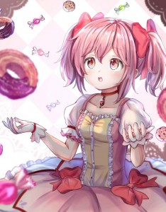 善良可爱魔法少女高清卡通图片