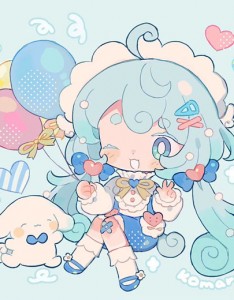 软萌哒女孩子头像高清卡通图片