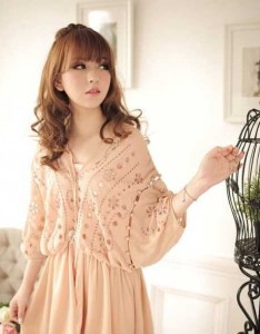 中长扎发发型图片 浪漫公主头长发扎发