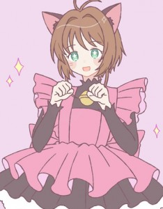 温柔知樱美好樱狼高清卡通图片