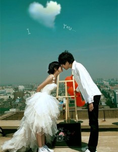 爱情唯美意境情侣图片