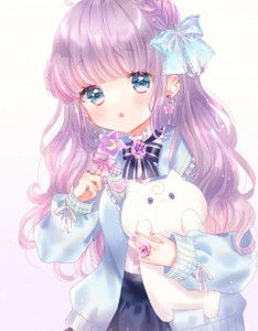 精致闪亮甜美装扮高清卡通图片