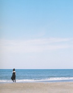 唯美意境图片 听海的声音