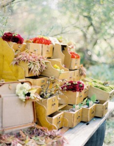 唯美意境图片盒子和花