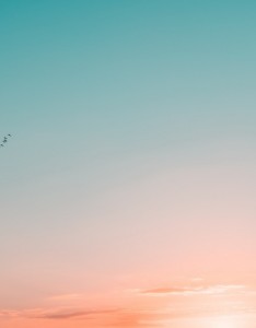 黄昏天空唯美意境图片