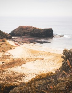 海岸沙滩唯美意境图片