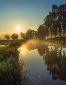旭日东升唯美意境图片