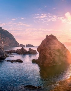 大海日出唯美意境图片