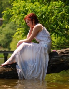 唯美伤感美女意境图片