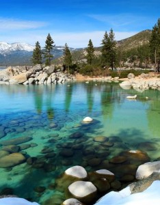 好看湖水湖泊风景风景图片