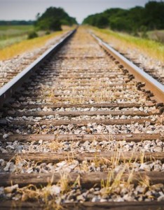 头像风景，意境唯美的火车轨道美景