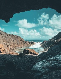 高清风景意境图片，海边山水自然风景图片