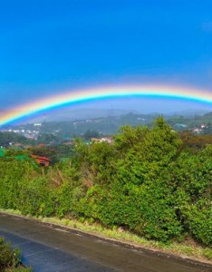 唯美彩虹意境图片，最美的彩虹让我们有个好心情