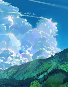 动漫风景意境图片 想要牵着你的手看遍所有美景