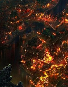 动漫风景意境图片 但愿不要错过这美丽的风景