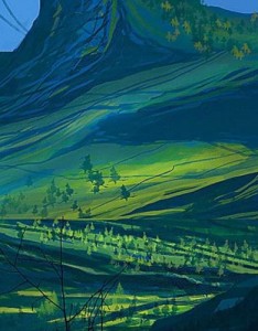 手绘风景意境高清 做好欣赏美景的准备