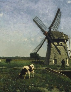 好看的最美现代油画风景意境图片