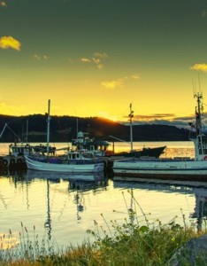 非常漂亮的塔斯马尼亚岛晚霞唯美意境图片