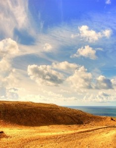 唯美夕阳意境图片 海岸唯美夕阳风景图片