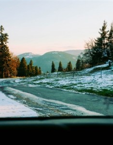 冬天景色头像 寒冷的冬季景色图片