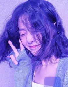 清新女生蓝色唯美图片 冷漠蓝色系最个性的