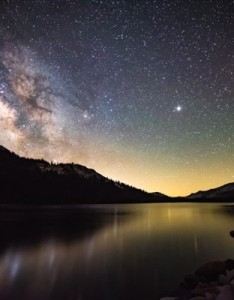 唯美星河意境图片 浩瀚唯美的星空风景图片