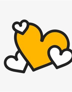 简约卡通爱心图片大全可爱 咕叽咕叽听到了吗想你的心都冒泡啦