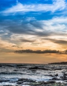 海边风景，海边风景意境图片高清图片