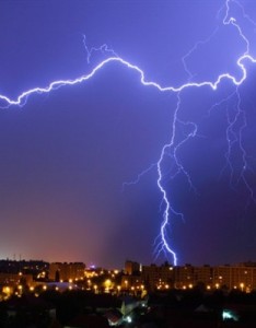 闪动唯美意境图片，分享给用闪电的人