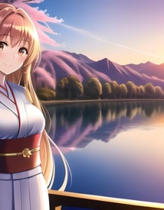 日本动漫美女插画图片