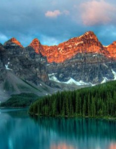 最美风景唯美意境图片，唯美冰碛湖风景图片