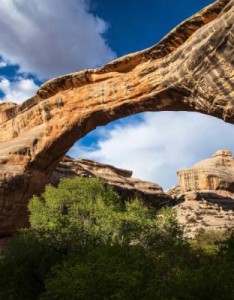 大桥风景意境图片，自然形成的天然桥风景图片