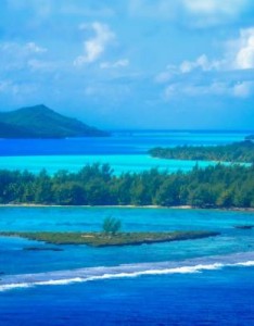 高清意境图片，太平洋岛唯美风景图片