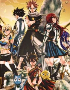 妖精的尾巴之人物全家福手机壁纸