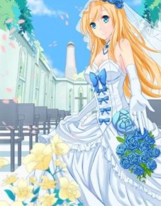 花嫁少女手机壁纸