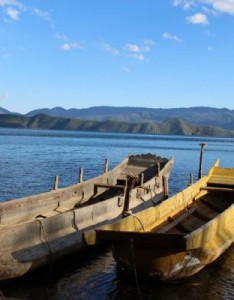 2023唯美风景意境图片，云南优美的泸沽湖风景图片