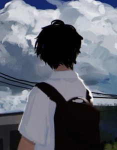 手绘插画系动漫兄弟头像黑暗两张一人一张