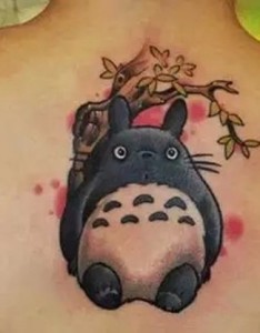 文艺小清新最爱的龙猫纹身